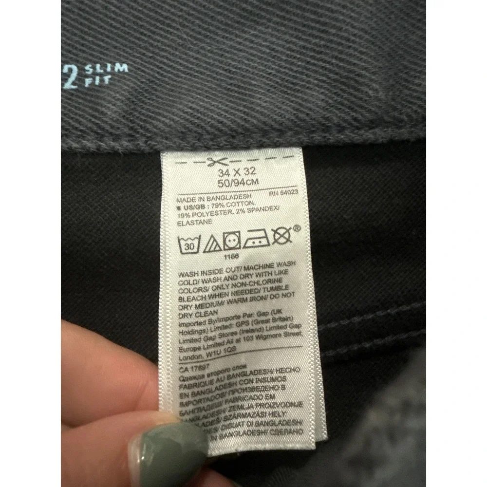 Banana‎ Republic (Dark Gray) Traveler Jeans Mens 34x32